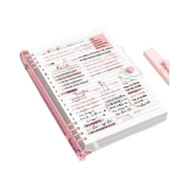 Imagem de Caderno A5 Transparente De Couro Macio Com Folhas Soltas, 60 Folhas, 1