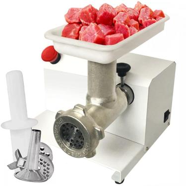 Imagem de Moedor de Carne Elétrico Industrial MEC 70 KG-H com Motor 1-3 CV RED-Plus Branco Saro