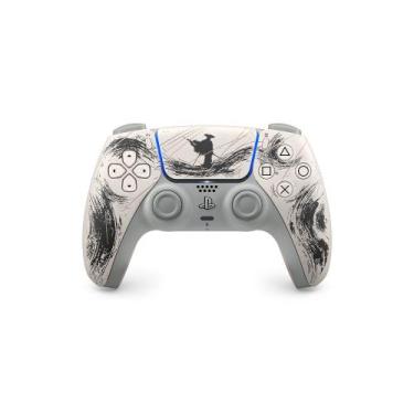 Imagem de Controle Sem Fio DualSense PS5, Edição Limitada Ghost of Yôtei, Preto 
