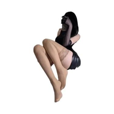 Imagem de Meias Femininas Elegantes De Renda Com Estampa De Pavão, Antiderrapant