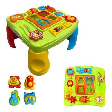 Imagem de Mesa Criativa Didática Bebê Infantil Interativa Mesinha Som - Congratu