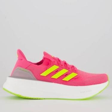 Imagem de Tênis Adidas  5 Feminino Rosa e Verde-Feminino