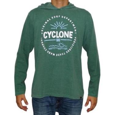 Imagem de Cyclone Camisa Manga Longa Beach VERDE 3G-Masculino