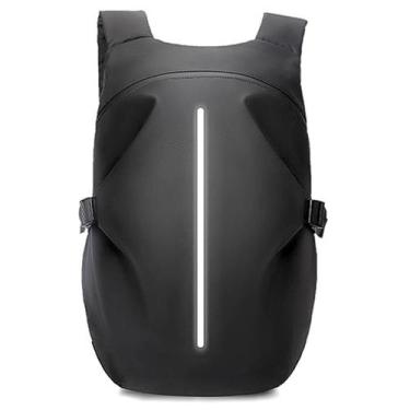 Imagem de Mochila Impermeável Grande Guarda Capacete Motocicleta Moto - H2, Pret