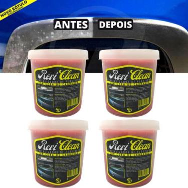 Imagem de 4 Cera Automotiva Carnaúba Revitalizadora De Parachoque 200g - MULTCLE