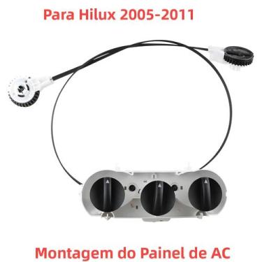 Imagem de Painel De Controle De Ar Condicionado Toyota Hilux 2005-2011, Conjunto