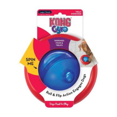 Imagem de Brinquedo Recheável para cães Kong Gyro, P