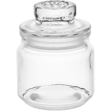 Imagem de PORTA CONDIMENTO MADEIRA HOME&CO VIDRO 9x7x7cm TRANSPARENTE 170ml