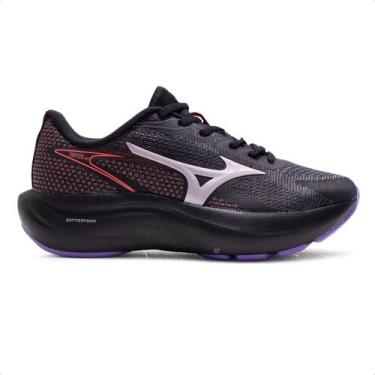 Imagem de Tênis Mizuno Virtue 2 Feminino, 36, Preto, Lilás