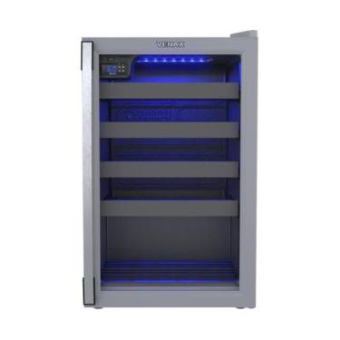 Imagem de Adega de Vinhos Venax 24 Garrafas Piubella Cinza, 220V