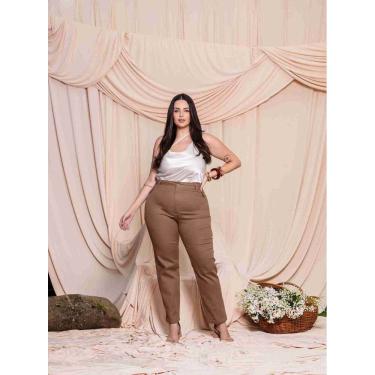 Imagem de Calça Sarja Plus Size Feminina Mom - 31848