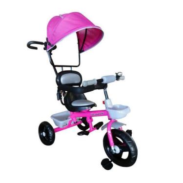 Imagem de Triciclo Passeio Infantil Happy Baby Idade 2+ Rosa Diversos Itens de S