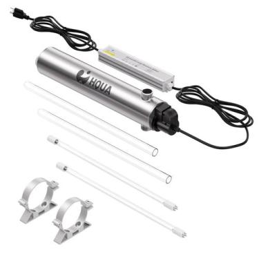 Imagem de Purificador de água HQUA-TWS-121 120V 55W 12GPM com lâmpada extra, 120
