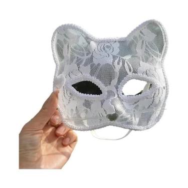 Imagem de Máscara Sexy De Gato Para Mulheres Em Renda, Acessório Divertido Para 