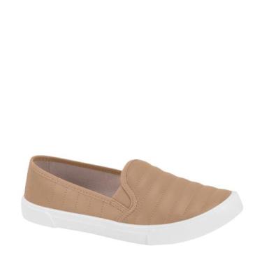 Imagem de Sapatilha Feminina Calce Fácil Slip On Flow Moleca 5296.592 - Nude - 3