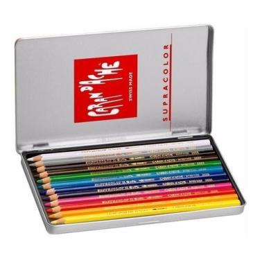 Imagem de Lápis De Cor Aquarela Caran D'ache Supracolor 12 Cores