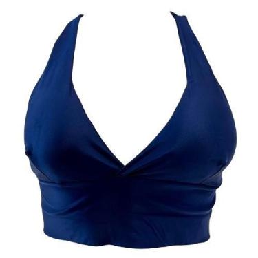 Imagem de Top bystep feminino atletika elastico personalizado bbs1478, Marinho, 
