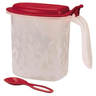 Imagem de Porta condimento ,cereais com colherzina transparente 500 ml da tupper