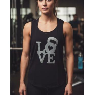 Imagem de Blusa Feminina Para Academia Viscolycra Regatinha Fitness - VARIAS, Pr