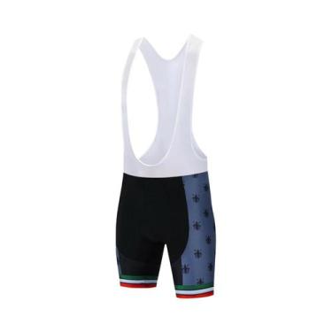 Imagem de Calções De Ciclismo Masculinos De Verão Para MTB Com Almofada De Gel 1