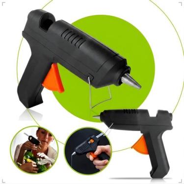 Imagem de Pistola De Cola Quente Bastão Aplicador Profissional Bivolt 20w - Mton