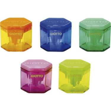 Imagem de Apontador com Deposito Giotto Temperamatite 3FUROS(S) DP.C/24 - Canson