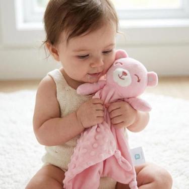 Imagem de Naninha com textura para bebê em - plush bichinho - - PIMPOLHO, Rosa c
