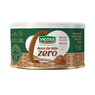 Imagem de Doce De Leite Premium Viçosa Zero Açúcar Zero Lactsose Lata 400 Gramas
