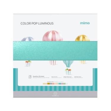 Imagem de Papel Color Pop Luminous Jade Mimo - 30,5 x 30,5 cm - 250 gr - 20 unds