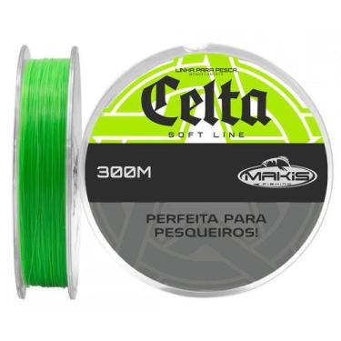 Imagem de Linha Monofilamento Celta Soft Line Verde 300m Makis - Makis Fishing, 