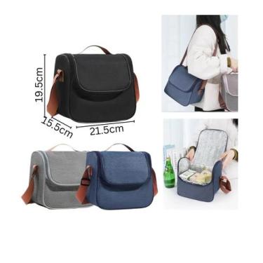 Imagem de Bolsa Térmica Fitness Moderna Lancheira Compacta E Resistente Conserva