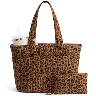 Imagem de Bolsa Tote Bagstellar Matelassê de Algodão Puffer para Notebook 14"