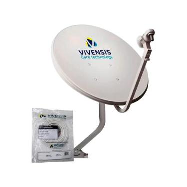 Imagem de Antena Vivensis Monoponto Banda KU Chapa 60cm MD60