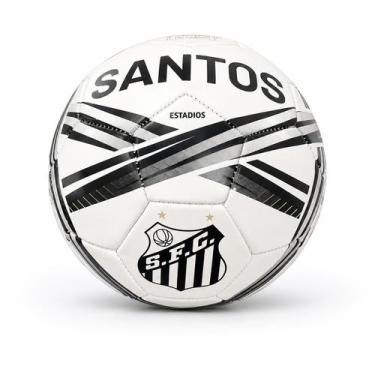 Imagem de Bola De Futebol Santos Estádios Original Tamanho:5Cor:Branco - Sportco