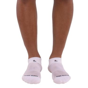 Imagem de Meia Masculina Esportiva Anatômica Lupo Sport, 37 a 40, Branco