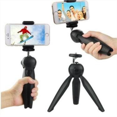 Imagem de Mini Tripé De Mesa Celular Para C/ Suporte p / Gravações E Fotos - Vi 