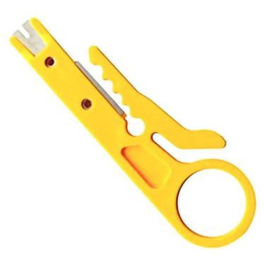 Imagem de Chave Keystone Punch Down Descasca Fios E Cabos - ByteStore, Amarelo
