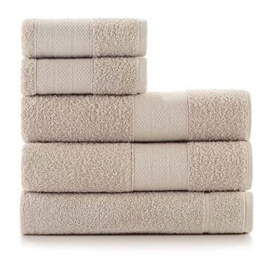 Imagem de Jogo de Toalhas 5 Peças Tóquio -Bege Dust - Altenburg