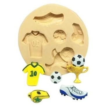 Imagem de Molde De Silicone Futebol - Troféu E Acessórios RB241