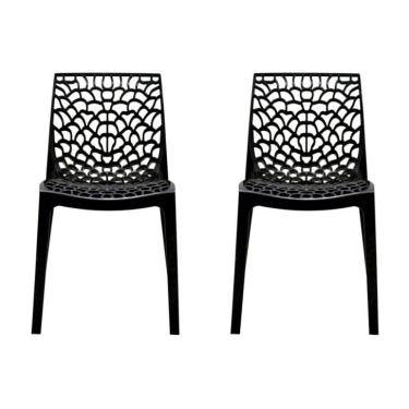 Imagem de Conjunto de 2 Cadeiras Gruv Preta