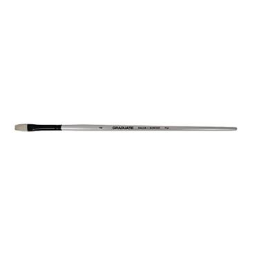 Imagem de Pincel Daler Rowney Graduate Bristle Flat Chato N°4 Cerda Natural de Pelo de Porco Cabo Longo