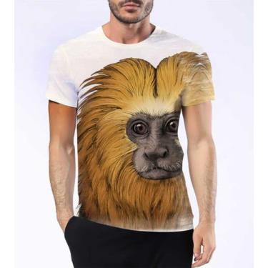 Imagem de Camisa Camiseta Mico Leão Dourado Primata Mata Atlântica 8 - Estilo Kr