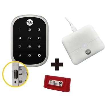 Imagem de Combo Fechadura Yrd 256 RL + Hub e Zigbee Integrado - Yale