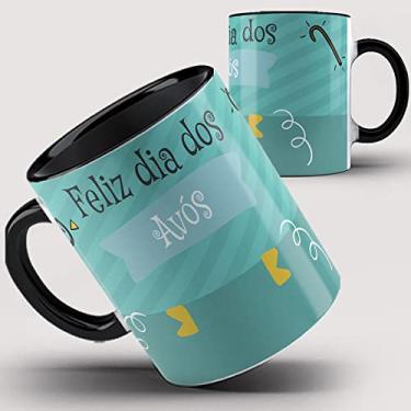 Imagem de Caneca Preta Feliz dia dos Avós 11ia