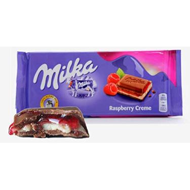 Imagem de Chocolates Importados Polônia - Milka - Raspberry Creme 100g