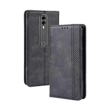 Imagem de Magnetic Buckle Retro Texture Horizontal Flip Leather Case for Vodafone Smart V10 (VFD730), with Holder & Card Slots & Photo Frame