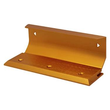 Imagem de Fechadura de porta de segurança doméstica com defeito Suporte de barricada de garagem para portas duplas Portas padrão e portas francesas - Ouro