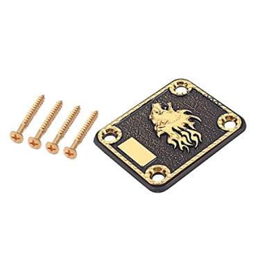 Imagem de Colaxi Parafusos de Placas de Pescoço de Guitarra de 1 Peça para Conjunto de Captador de Música