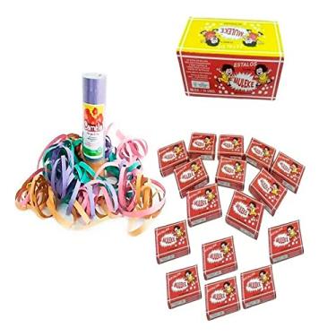 Imagem de Kit Carnaval Serpentinas + 50 caixinhas biribinha estalinho