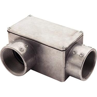 Imagem de Condulete fixo 4" tipo"LR" - com tampa/rosca BSP/sem pintura Tramontina